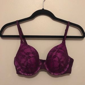 VS lined perfect coverage lace bra 34C